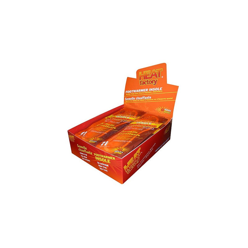 Heat Factory 6 Hour Adhesive Foot Warmer Insole, 30 Pairs