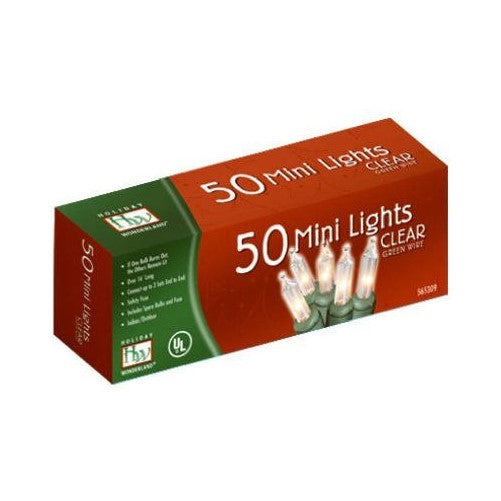 50-Count Clear Christmas Light Set