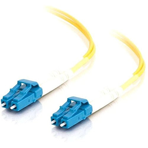 C2G/Cables to Go 37461 LC/LC Duplex 9/125 Single-Mode Fiber Patch Cable (6 Meter, Yellow)