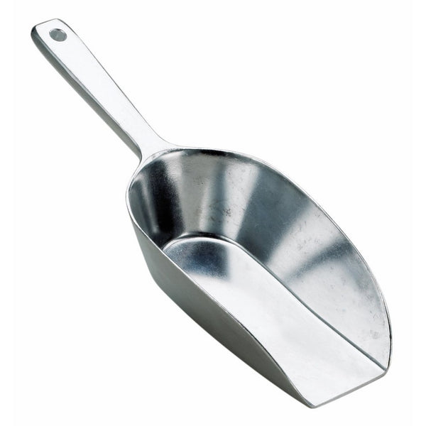 HIC Flat Bottom Multi-Purpose Food and Utility Scoop, Commercial-Grade Anodized Cast Aluminum, 8.75-Inches, 210-millimeters