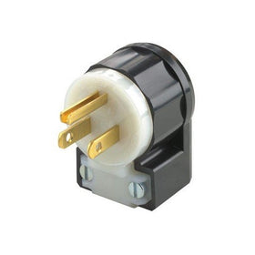 ANGLED PLUG 3WIRE 15A BL by LEVITON MFG. CO. MfrPartNo 05266-0CA