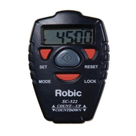 Robic SC-522 Digital Count-Up and Countdown Handheld Timer, Black (18132)