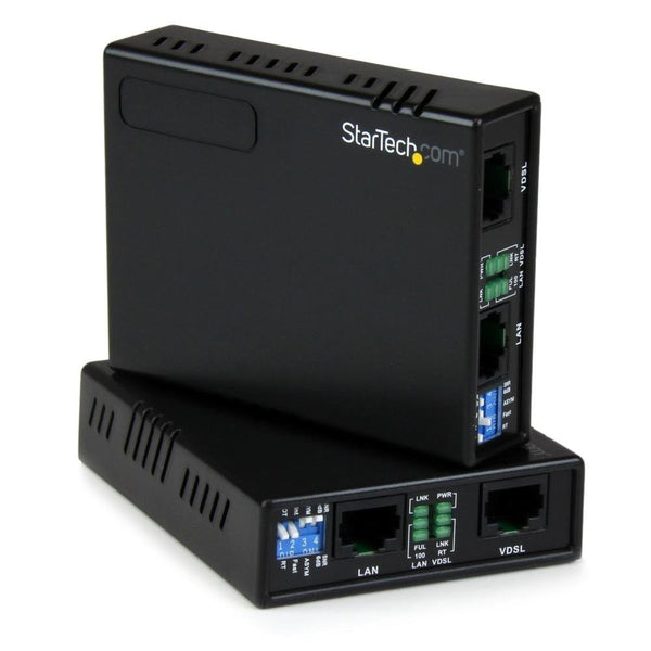 StarTech.com 10/100 VDSL2 Ethernet Extender Kit over Single Pair Wire - 1km