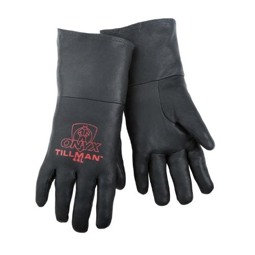 Tillman 44L Lg Black Kidskn Tig Glv-Cd