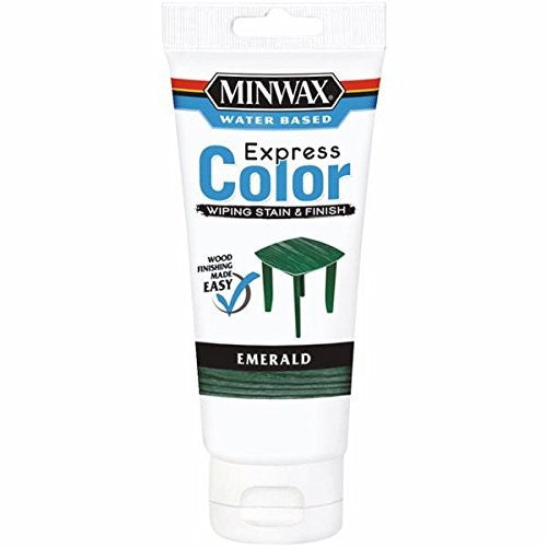 Minwax 308064444 Express Color Wiping Stain and Finish, Emerald