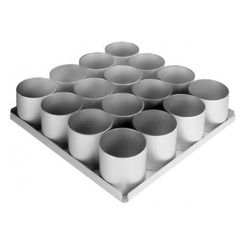 Alan Silverwood 16 Piece 3 inch Round Cake Pan Set 12334