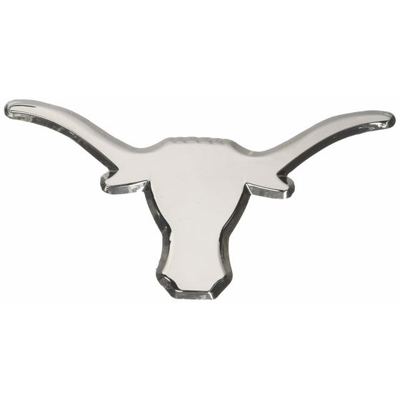 University of Texas Longhorn 3d Chrome Metal Auto Emblem