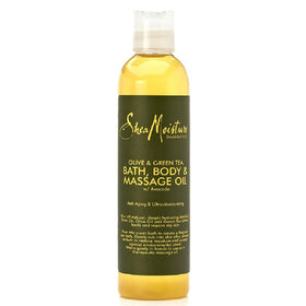 SheaMoisture Olive/Green Tea Bath, Body & Massage Oil, 8 Ounce