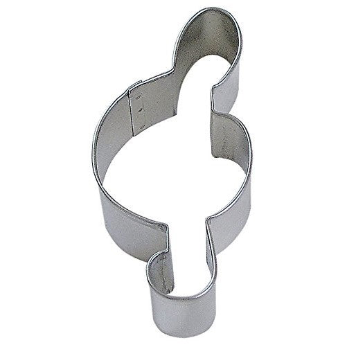 R&M G Clef 4.25" Cookie Cutter in Durable, Economical, Tinplated Steel