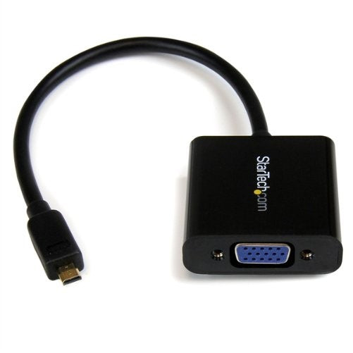 StarTech.com MCHD2VGAE Micro HDMI to VGA Adapter Converter for Smartphones/Ultrabook/Tablet - 1920x1200 - Micro HDMI Male to VGA Female