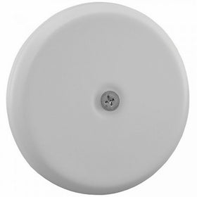 Jones Stephens Corporation C95004 High Impact Plastic 4 1/4" Flat Design Cleanout Cover Plate, White, Small, White