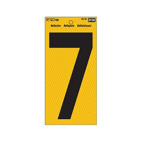 5"Black/Yellow Reflective #7