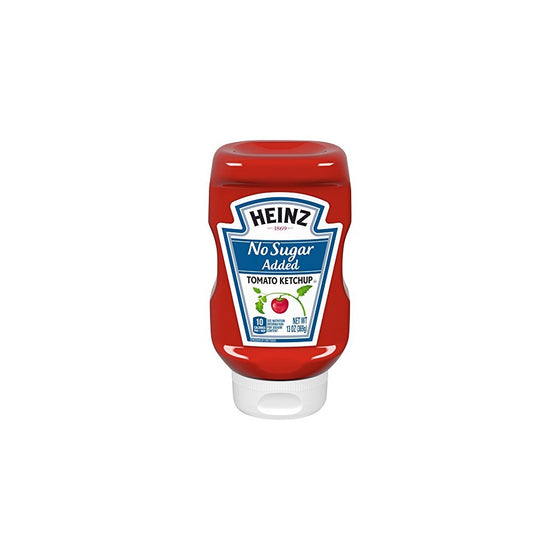 Heinz Tomato Ketchup, No Sugar Added, 13 Ounce (Pack of 6) (Packaging May Vary)