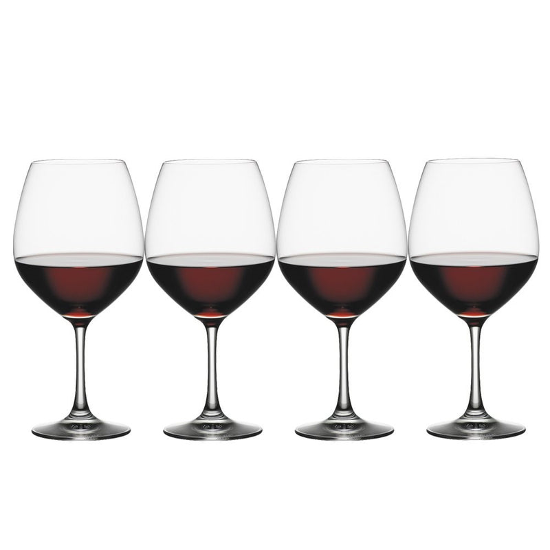 Spiegelau Vino Grande Burgundy Wine Glasses (Set of 4), 25 oz, Clear