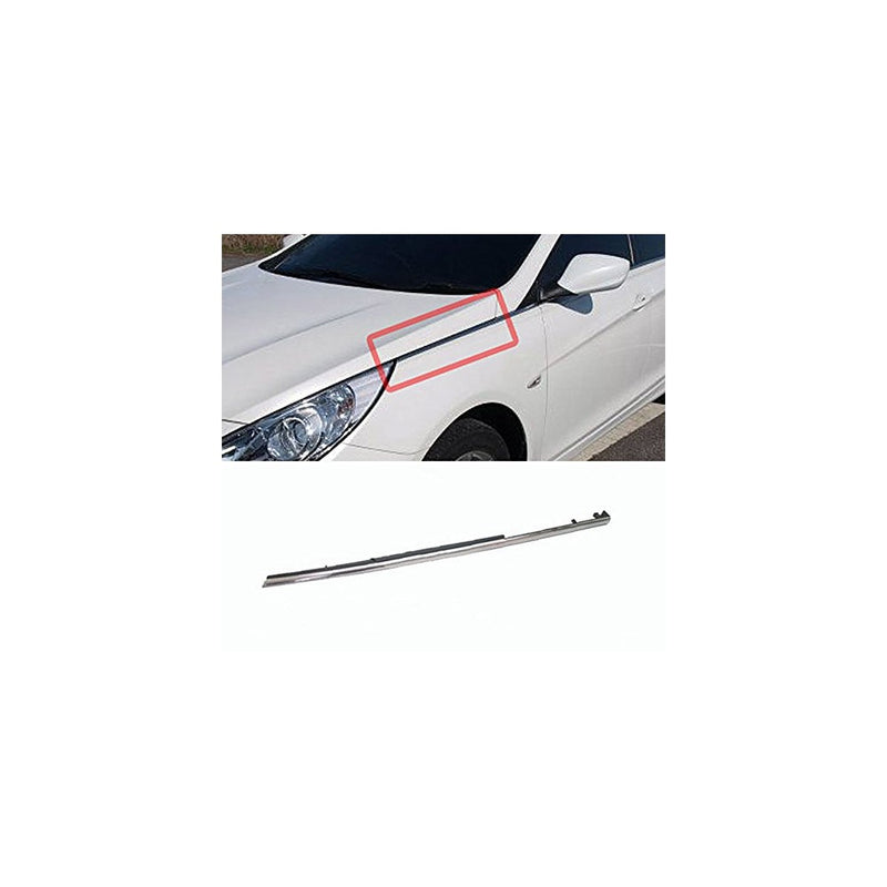 Hyundai Motors OEM Genuine 877713S001 Front Left Fender Molding Trim 1-pc For 11 12 13 14 Hyundai i45 : YF Sonata