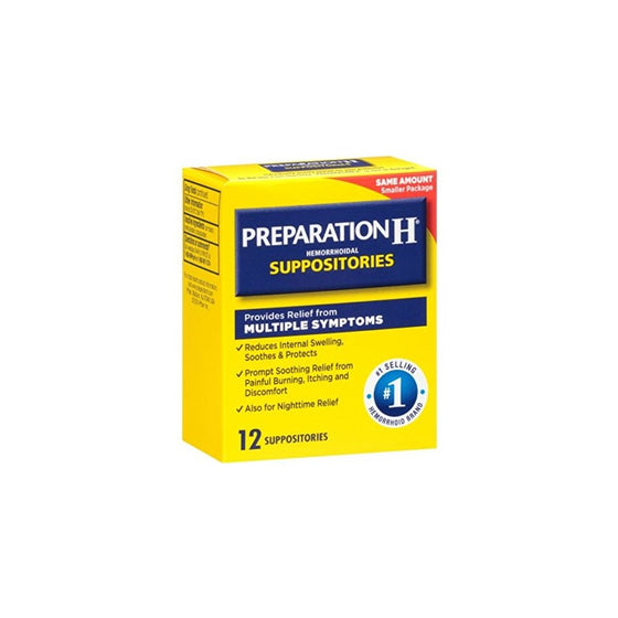 Pfizer Prep H Suppositories, 12 Count