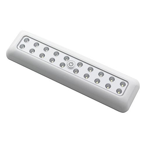 Light It! By Fulcrum 30017-308, LED Wireless Anywhere Extra Bright Rectangular Light, 10.5 Inch, White