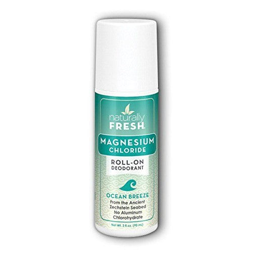 Zola Naturals Ocean Breeze Magnesium Deodorant, Blue, 3 Ounce