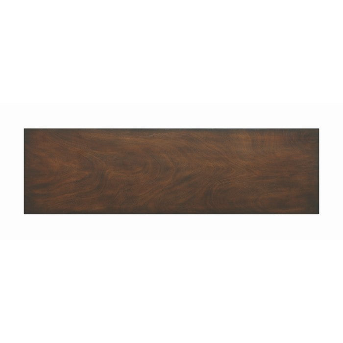 60 Inch Wooden TV Console with 2 Storage Compartments and 2 Door Cabinets, Brown