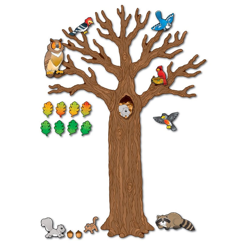 Carson Dellosa Big Tree with Animals Bulletin Board Set (110078)
