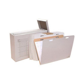 Vertical Flat File System Filing Box (Set of 8) Size: 29" H x 42" W x 12" D