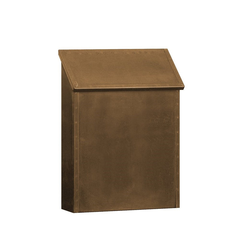Salsbury Industries 4420 Antique Brass Mailbox Standard Surface Mounted Vertical Style