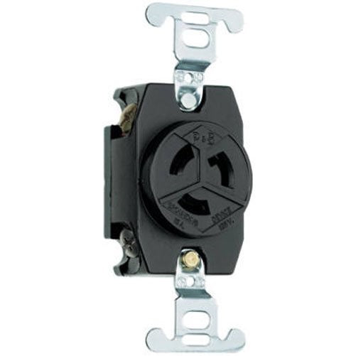 Legrand-Pass & Seymour 4710CCV3 Single Receptacle, Two Pole, Three Wire 15-Amp 125-volt
