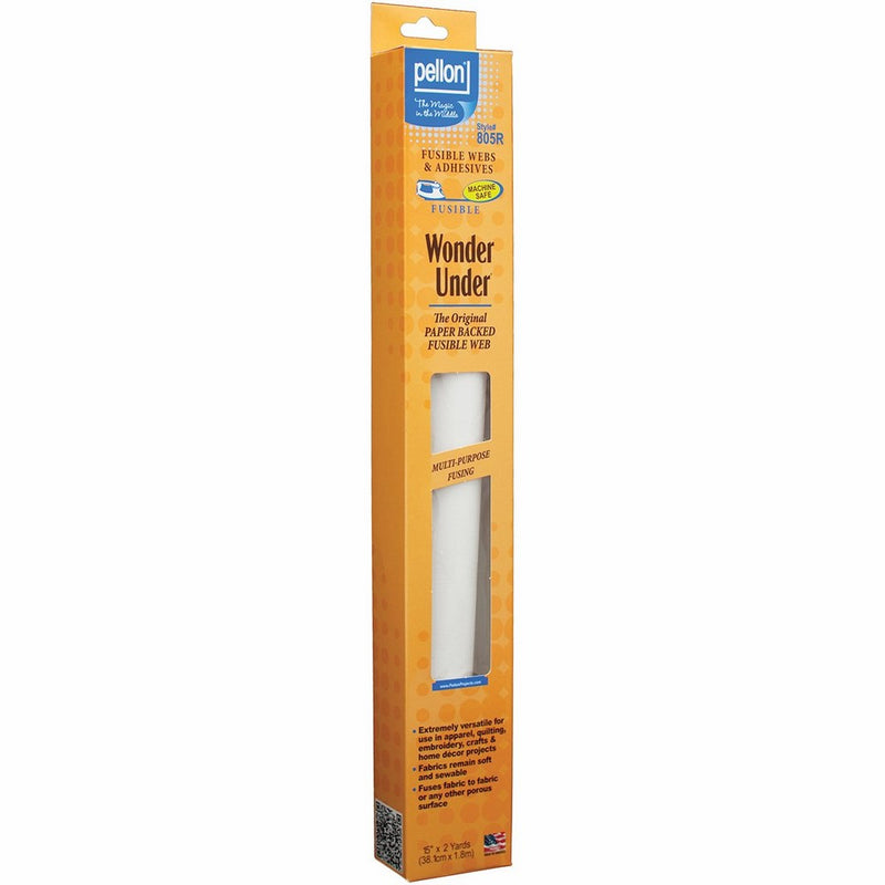 Pellon Wonder Under Fusible Web Regular Weight-15"X2 Yards