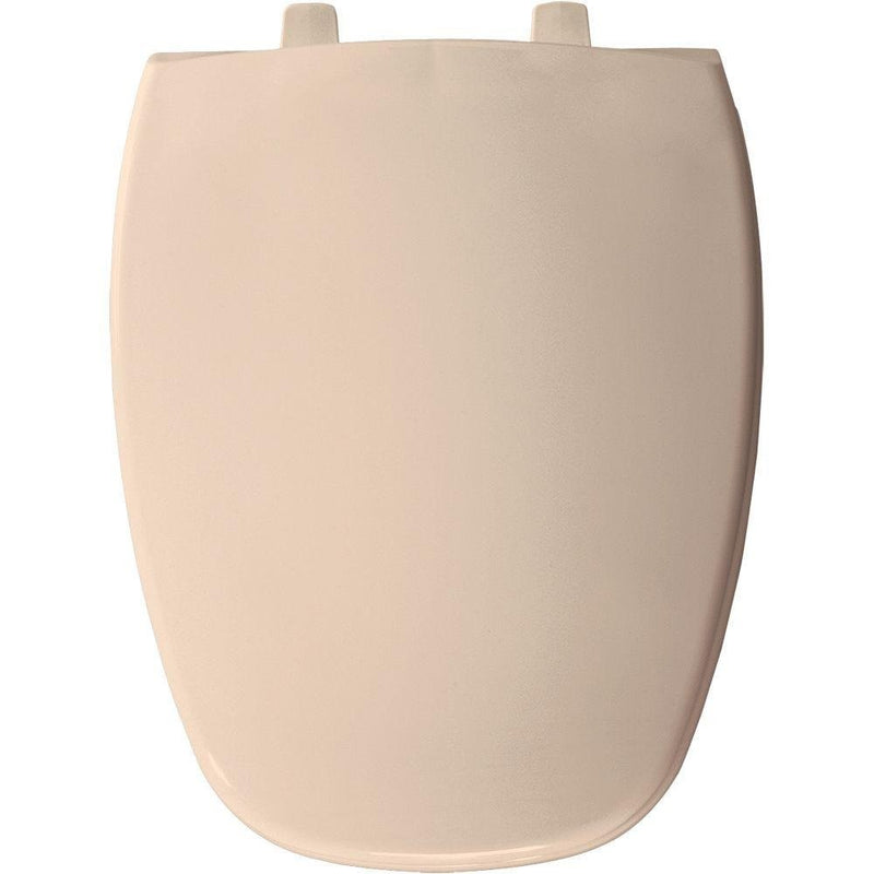Bemis 1240205036 Eljer Emblem Plastic Elongated Toilet Seat, Natural