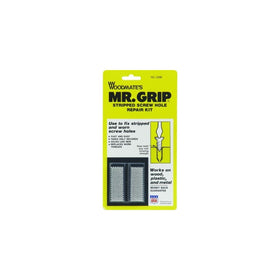 Woodmate 2498 Mr. Grip Screw Hole Repair Kit ,Steel ,Pack of 1