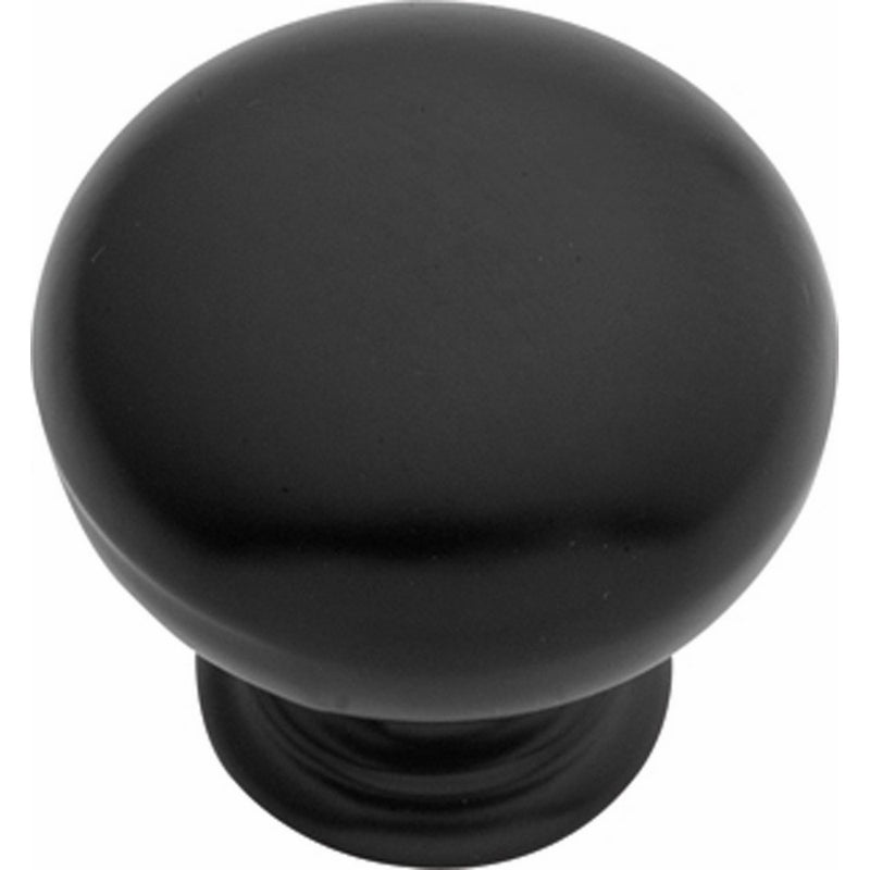 Hickory Hardware PA1217-MB 1-Inch Modus Cabinet Knob, Matte Black
