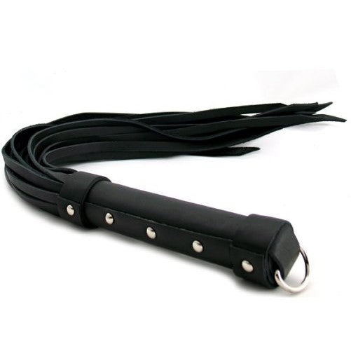 Heart 2 Heart Whip Leather Strap, Black, 20"