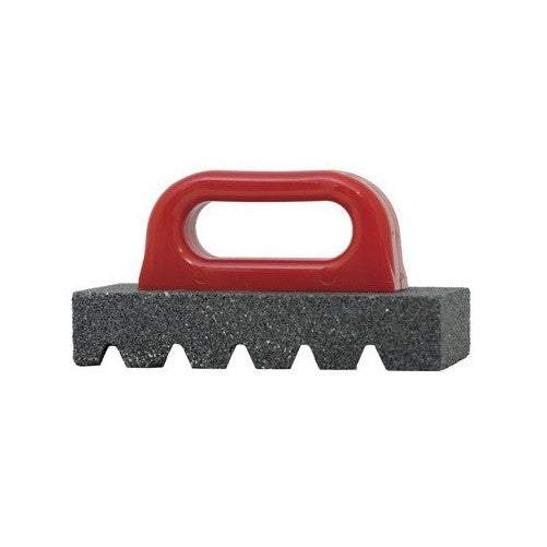 Gator Grit Rubbing Brick 8 "X3-1/2 "X1-1/2 " Fluted Silicone Carbide Concrete