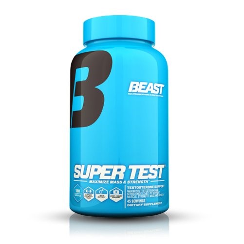 Beast Sports Nutrition, Super Test, Testosterone Support, 180 Capsules