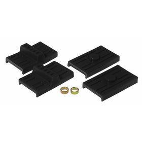 Prothane 7-1709-BL Black Rear Upper and Lower Multi Leaf Spring Pad Kit