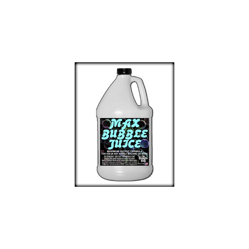 1 Gallon - MAX Bubble Juice Fluid - 10x the Bubbles from Standard Machines