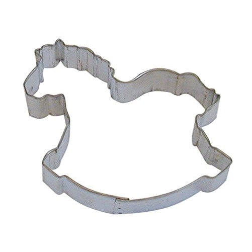 R&M Rocking Horse 4" Cookie Cutter in Durable, Economical, Tinplated Steel