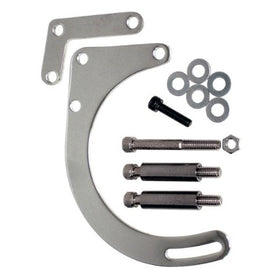 CHEVY SMALL BLOCK LOW MOUNT ALTERNATOR BRACKET (SWP) - CHROME