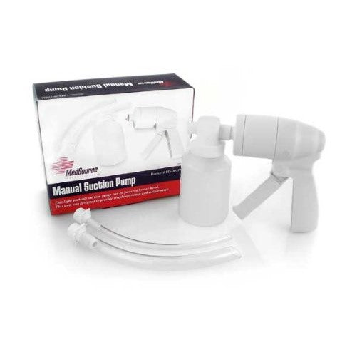 Manual Suction Pump, White, Non Sterile by MEDSOURCE