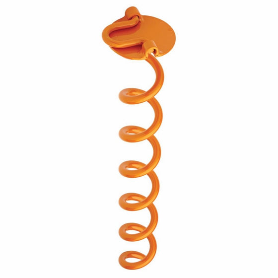 Liberty Outdoor ANCFR16-ORG-A Folding Ring Spiral Ground Anchor, Orange, 16-Inch