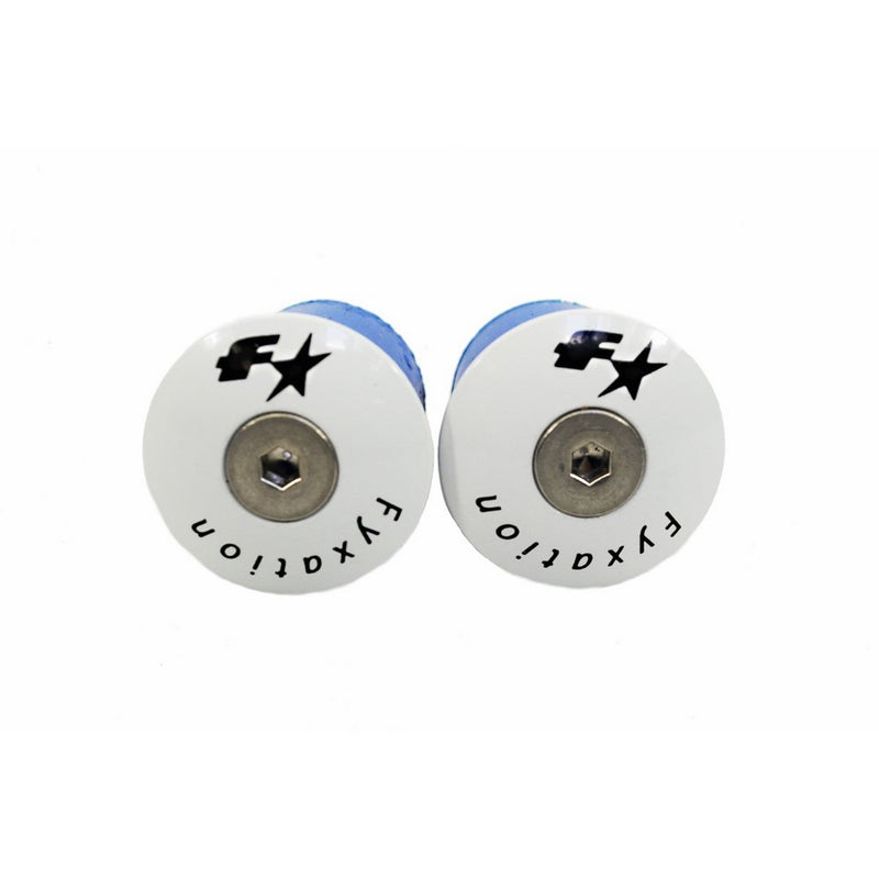 Fyxation Bar End Plugs, White