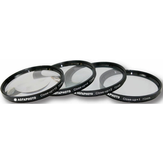 AGFA 4-Piece Close-Up Macro Multi Coated Filter Kit 72mm (12410) APCUF472