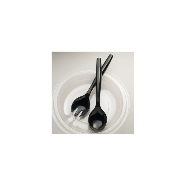 Black Plastic Serving Spoon