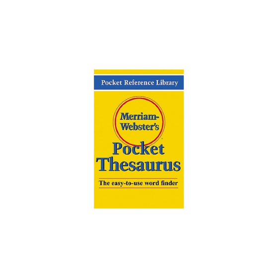 Merriam - Webster Inc. MW-524X Merriam Websters Pocket Thesaurus