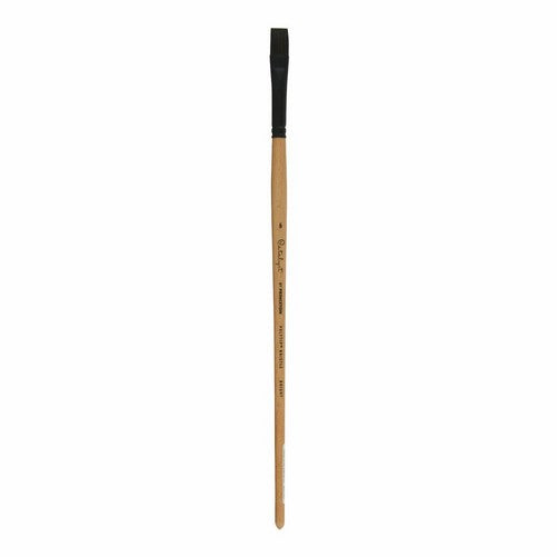 Princeton Catalyst Polytip, Brushes for Acrylic and Oil, Series 6400 Long Handle, Bright, Size 6