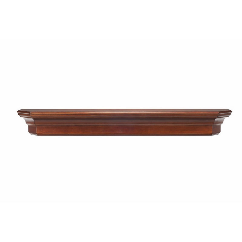Pearl Mantels 490-60-70 Lindon Wood 60-Inch Wall Shelf, Distressed Cherry