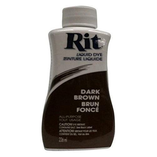 Rit Dye Liquid Fabric Dye, 8-Ounce,Dark Brown