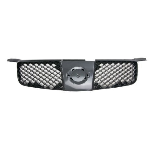 CarPartsDepot, Front Grille Grill Assembly New Gray/Black Plastic Replacement, 400-36631 NI1200216 620706Z800