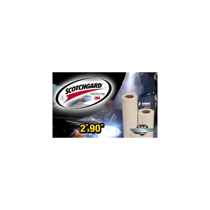 3M Scotchgard Clear Bra Paint Protection Bulk Film Roll 2"-by-90"-inches