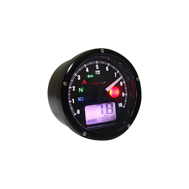 Koso BA035K00 Black TNT-01 Multifunction Speedometer
